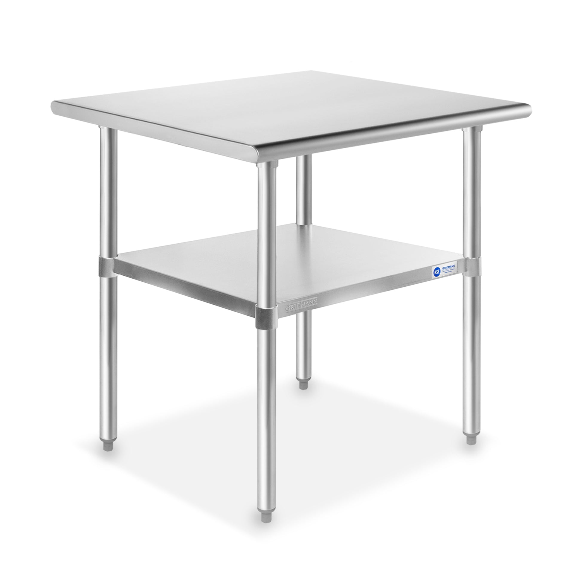 OPEN BOX - 30 x 24 Inch NSF Stainless Steel Prep Table – Gridmann.com