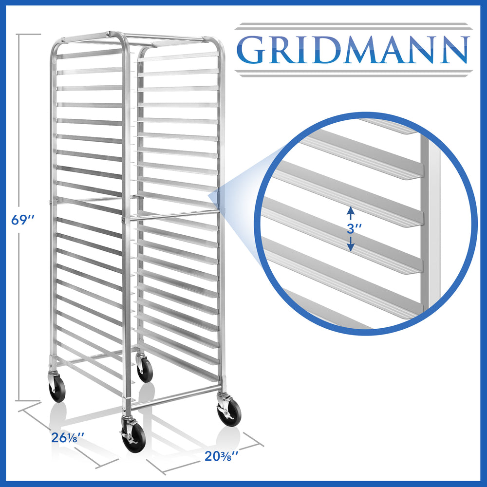 Table Bakery Racks 20 Sheet Commercial Kitchen Bakery Rack – Gridmann.com