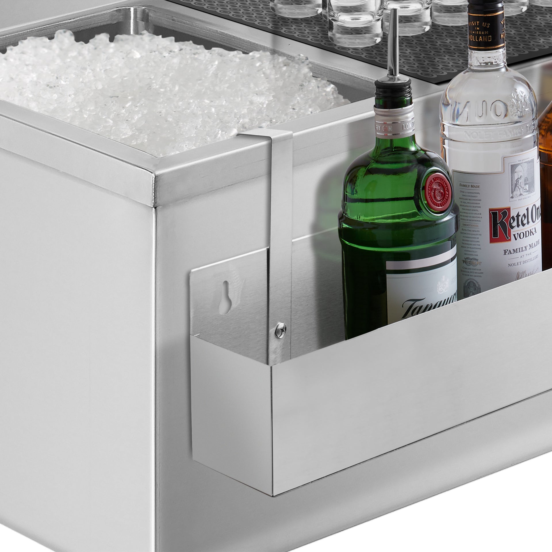 Set of 2 Stainless Steel Speed Rail Mounting Hangers