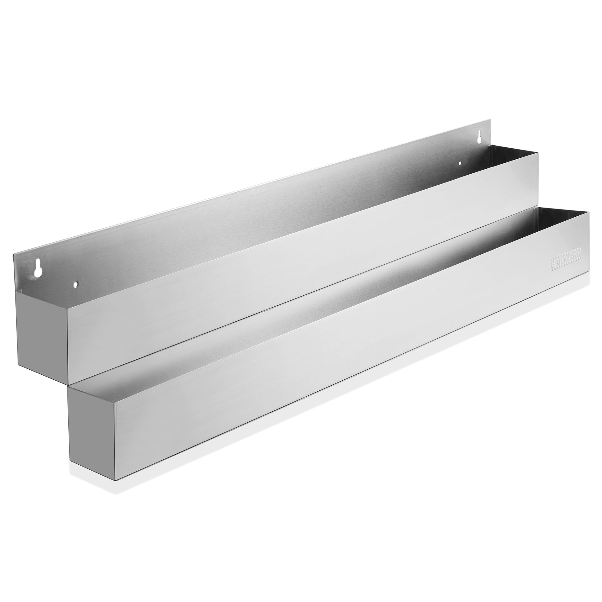 OPEN BOX - 42-in Double Tier Speed Rail - Stainless Steel Liquor Bottl ...