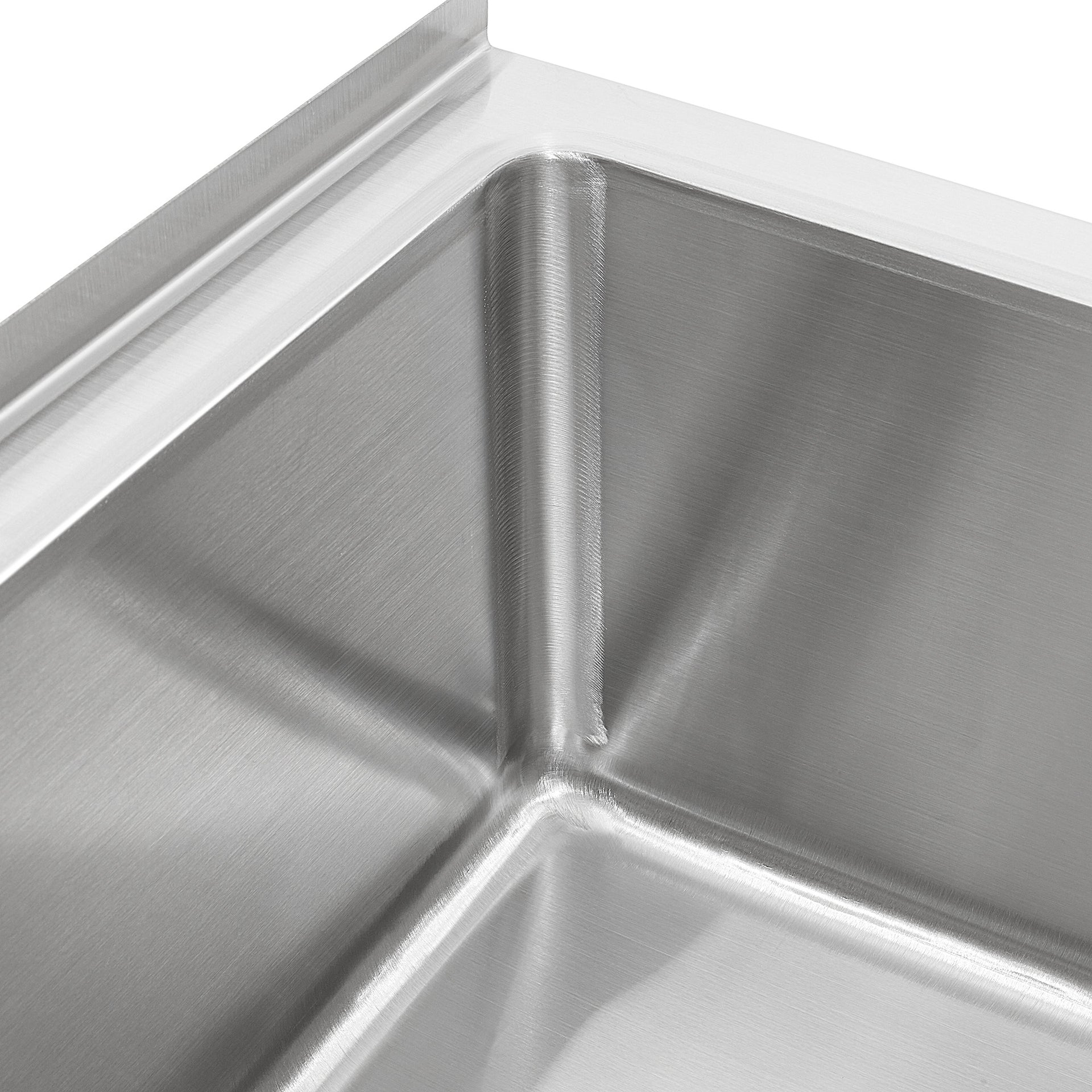 19" x 22" x 12" NSF Stainless Steel Floor Mop Sink with Backsplash