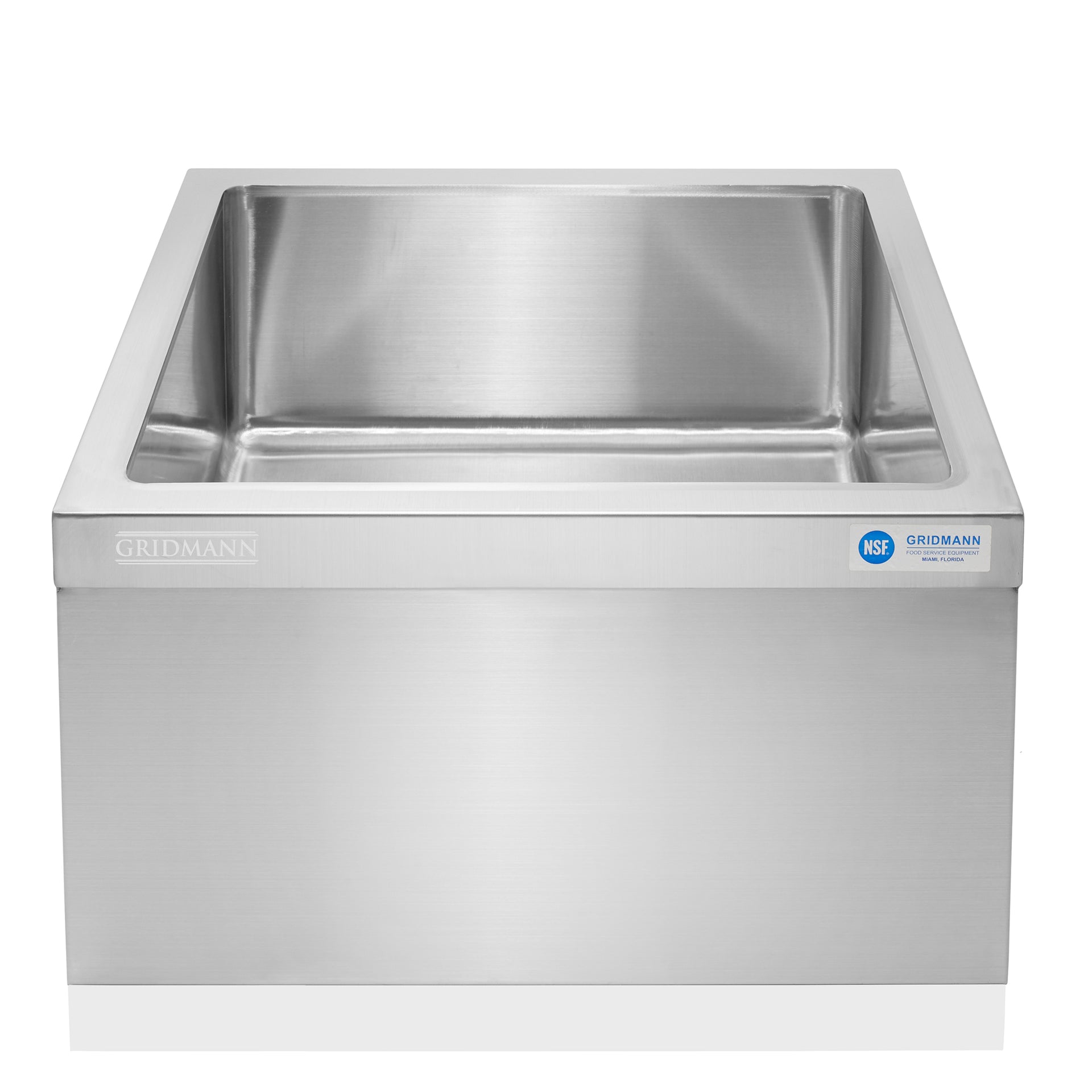 24" x 24" x 13" NSF Stainless Steel Floor Mop Sink